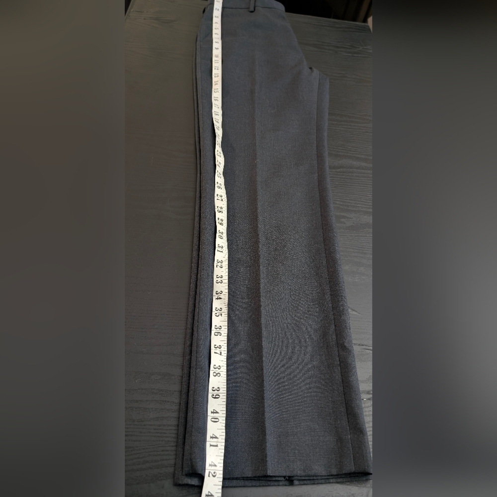 NWT Banana Republic Pants 32x32 Navy Stripe Tailored Fit Dress Trousers Office - Picture 7 of 11